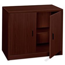 HON 10500 Series Mahogany Lam. Storage Cabinet