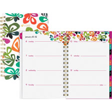 AT-A-GLANCE Jane Dixon Flutter Wkly/Mthly Planner