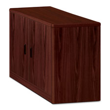 HON 10700 Series Mahogany Storage Cabinet w/ Doors