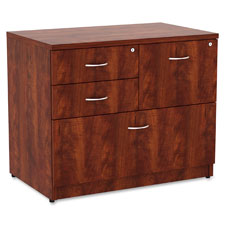 Lorell Essentials Cherry 4-drawer Lateral File