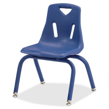 Jonti-Craft Berries Chrome Leg 12" Stacking Chairs