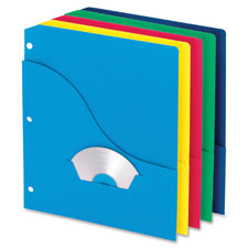 Pendaflex 3-Hole Wave Pocket Project Folders