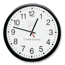 Charles Leonard 12" Quartz Wall Clock