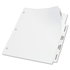 Avery Big Tab Clear Label Index Maker Dividers