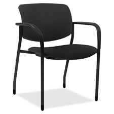 Lorell Stack Chairs w/Vinyl Seat & Back