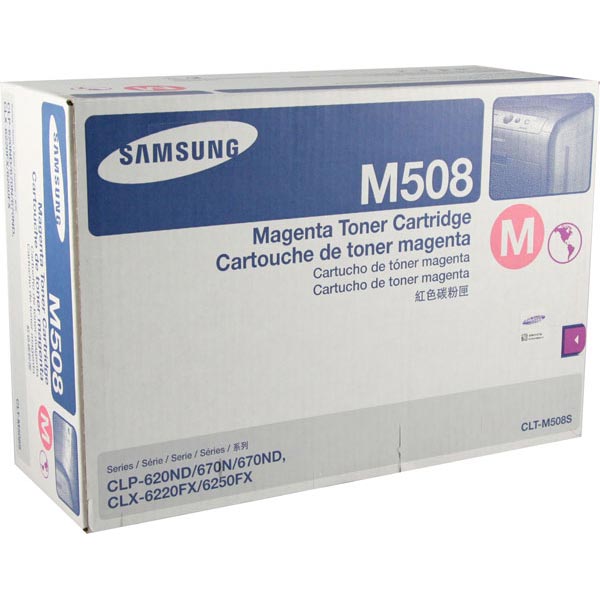 Samsung CLT-M508S Magenta OEM Toner Cartridge