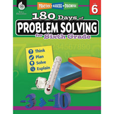 Shell Education Gr 6 180 Problem Solving Resource