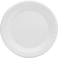 Dart Round Foam Dinnerware Plates