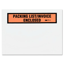3M Packing List/Invoice Enclosed Envelopes