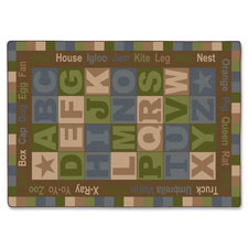 Flagship Carpets ABC Tranquility Alphabet Rug