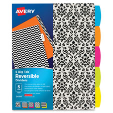 Avery Big Tab Reversible Fashion Dividers