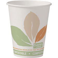 Solo Cup Bare Eco-Forward SS PLA Paper Hot Cups