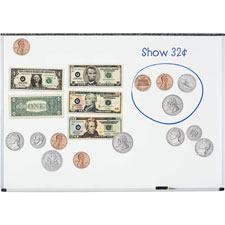 Learning Res. Double-Sided Magnetic Money Set