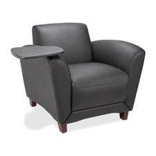 Lorell Reception Seating Collection Chair w/Tablet