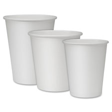 Genuine Joe Single Wall Lined Disposable Cups