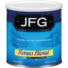 NE Coffee JFG Bonus Blend Coffee Canister