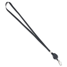 Advantus Retracting ID Reel Badge 36" Lanyard