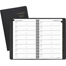 AT-A-GLANCE Large Telephone/Address Book