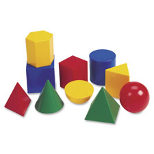 Learning Res. Large 3" Geometric Shapes Set