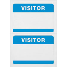 Advantus Self-Adhesive Visitor Badges