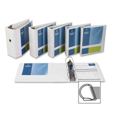 Bus. Source Basic D-Ring White View Binders