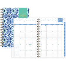 Blue Sky Design Cover Weekly/Monthly Planner