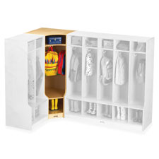 Jonti-Craft Corner Step Coat Locker