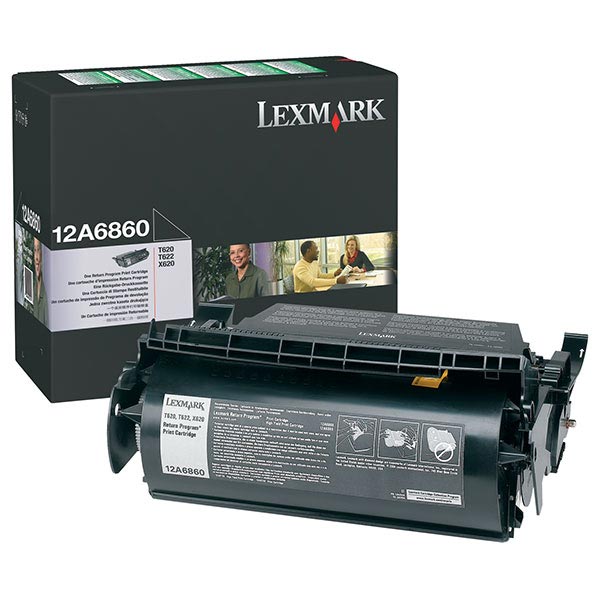 Lexmark 12A6860 Black OEM Print Cartridge
