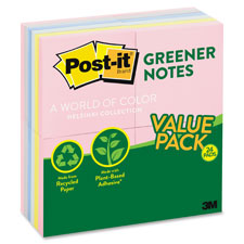 3M Post-it Sunwashed Greener Notes Value Packs