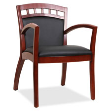 Lorell Crowning Accent Wood Guest Chair