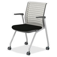 Mayline Flip Arms Blk Seat Thesis Training Chair