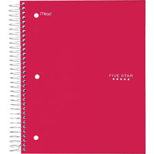 Mead Five Star Wide Rule 5-subject Notebook