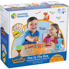 Learning Res. Fox In The Box Word Activity Set