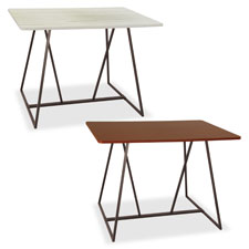 Safco Oasis Standing-Height Teaming Table