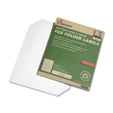 SKILCRAFT Recycled Laser/Inkjet File Folder Labels