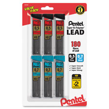 Pentel Super Hi-Polymer Lead Refills Value Pack