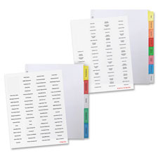 Bus. Source Index Dividers and Labels