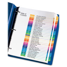 Avery Ready Index 1-31 Tabs Custom TOC Dividers