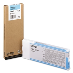 Epson T606500 Light Cyan OEM UltraChrome K3 Ink Cartridge