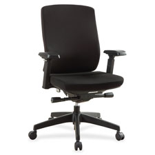 Lorell Adjustable Arms Mid-back Chair