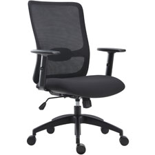 Lorell SOHO Collection Lifting Armrest Staff Chair