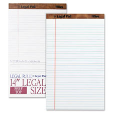 Tops Wide-ruled Perforated Legal Pad