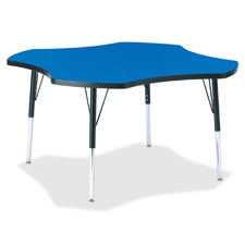 Jonti-Craft Elem. Height Classic Four-leaf Table