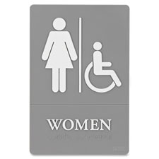 Quartet ADA Women Access Sign
