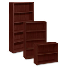 HON 10700 Series Mahogany Laminate Bookcase