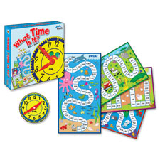 Carson Grades K-3 What Time Is It Board Game