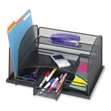 Safco Onyx 3-Drawer Desktop Organizer