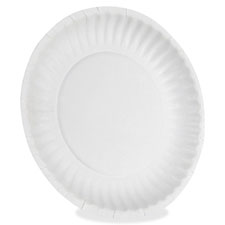 Dixie Foods Uncoated Economical Paper Plates