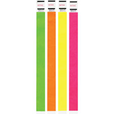 Advantus Neon Tyvek Wristbands