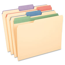 Pendaflex 1/3-cut Colored Tab Manila File Folders